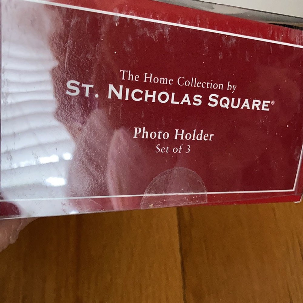 St Nicholas Square Snowman photo holders - set of 3 -original packaging - Picture 6 of 7